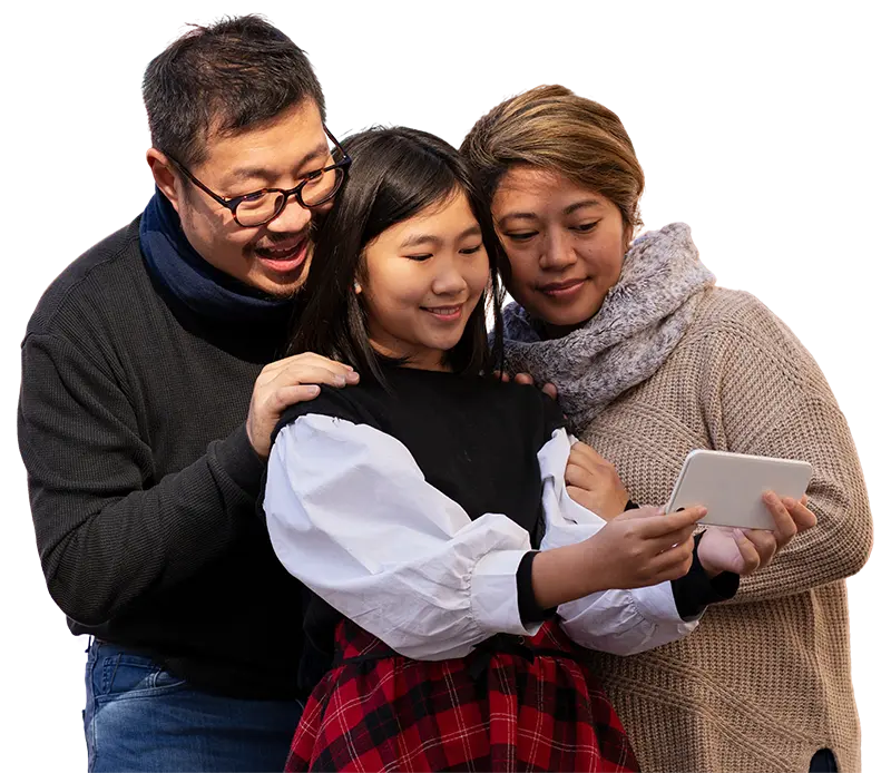 Canadian family calculating how much life insurance they need