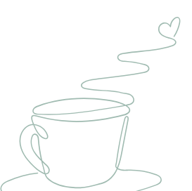 illustration of coffee cup with heart steam symbolizing care in Canadian life insurance
