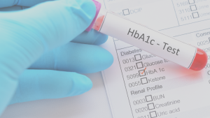 A1C target diabetes Canada illustrated by HbA1c blood test results