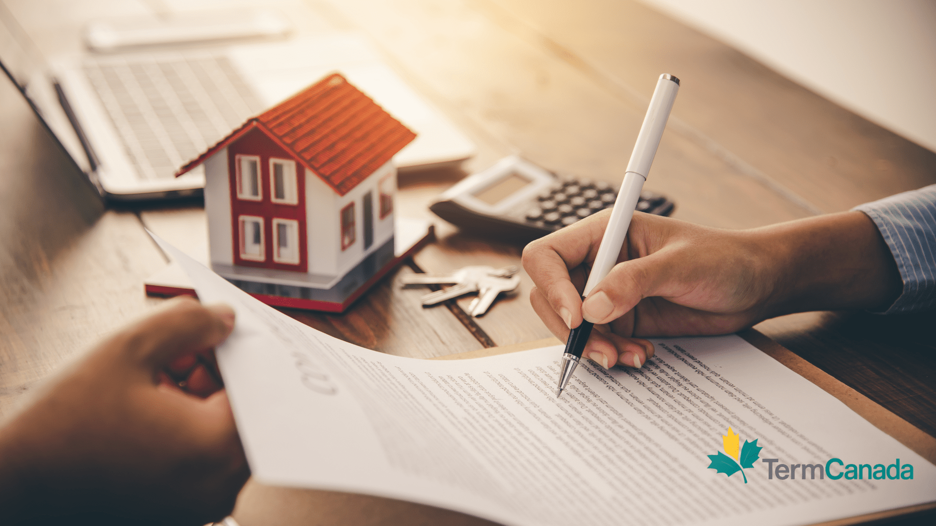 Life Insurance Ontario reviewing mortgage life insurance coverage with a licensed broker